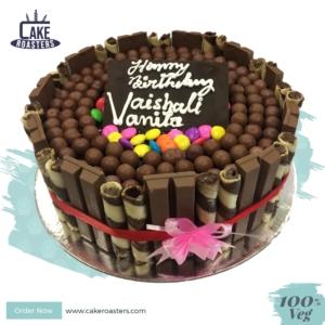 Choco Sticks And Balls Cake