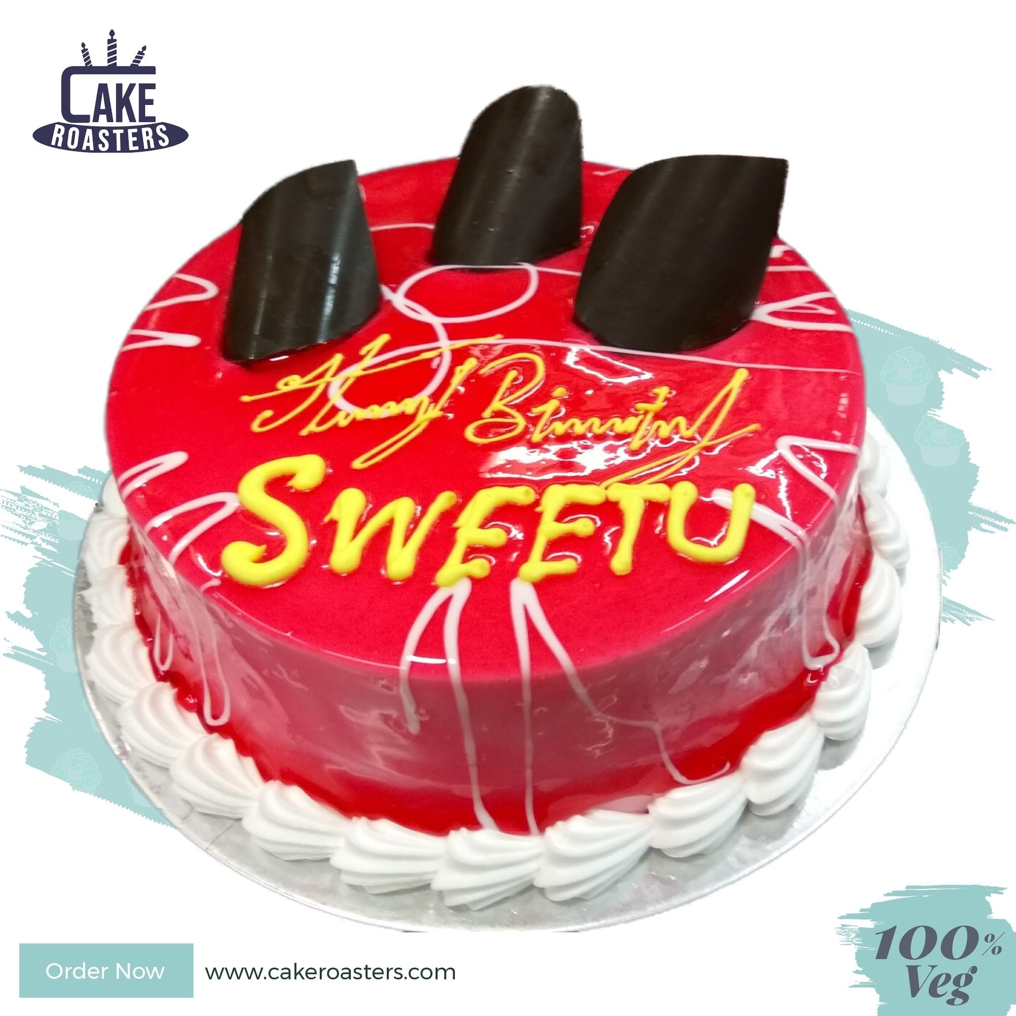 Sizzling Strawberry Cake