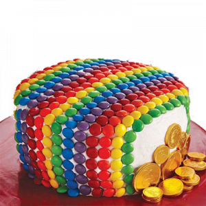 Gems And Coins Cake