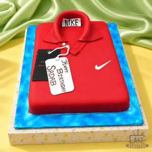 Red Polo Shirt Birthday Cake