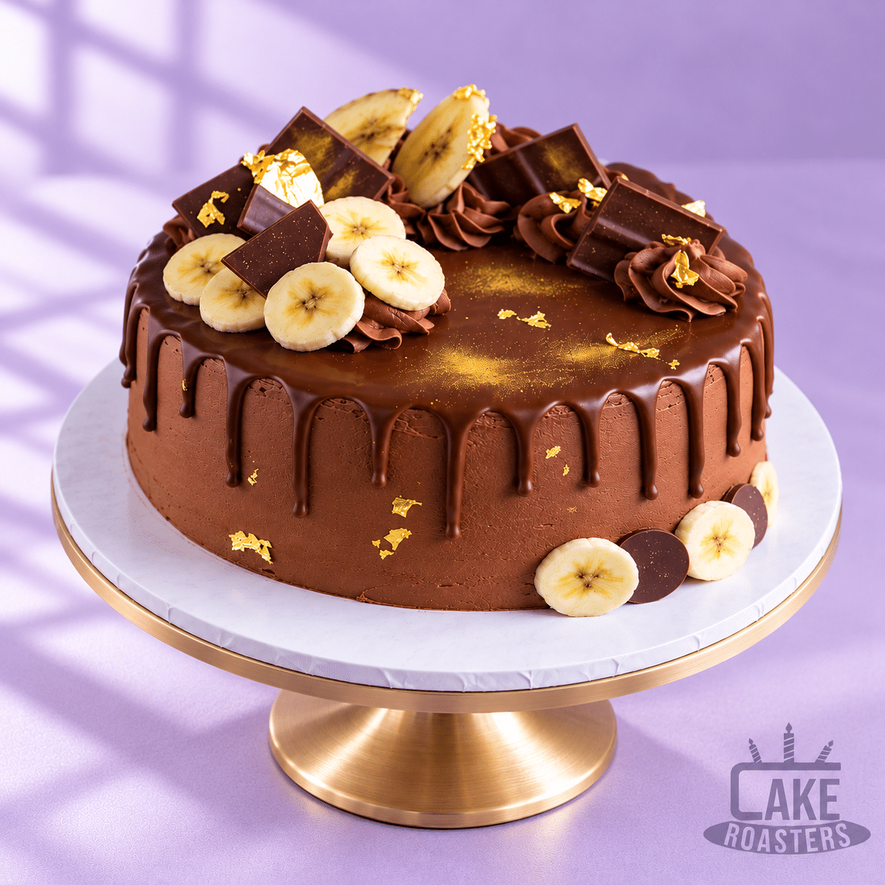 Chocolate Banana Drip Cake - Image 2