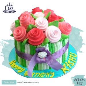 Rose Bouquet Cake