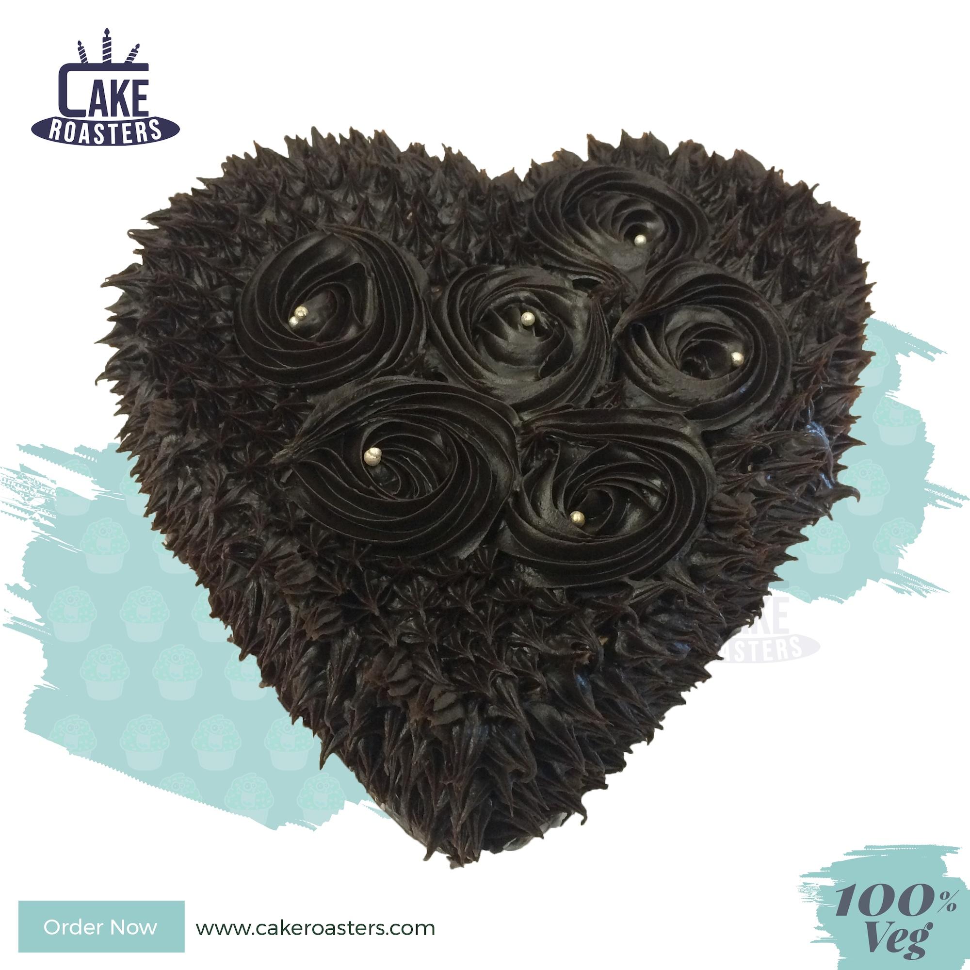 Chocolate Heart Cake