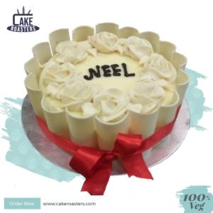 White Roses Cake