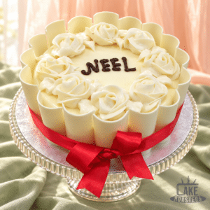 White Roses Cake