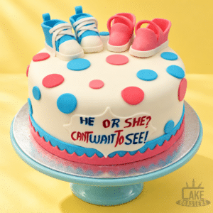Baby Steps Baby Shower Cake