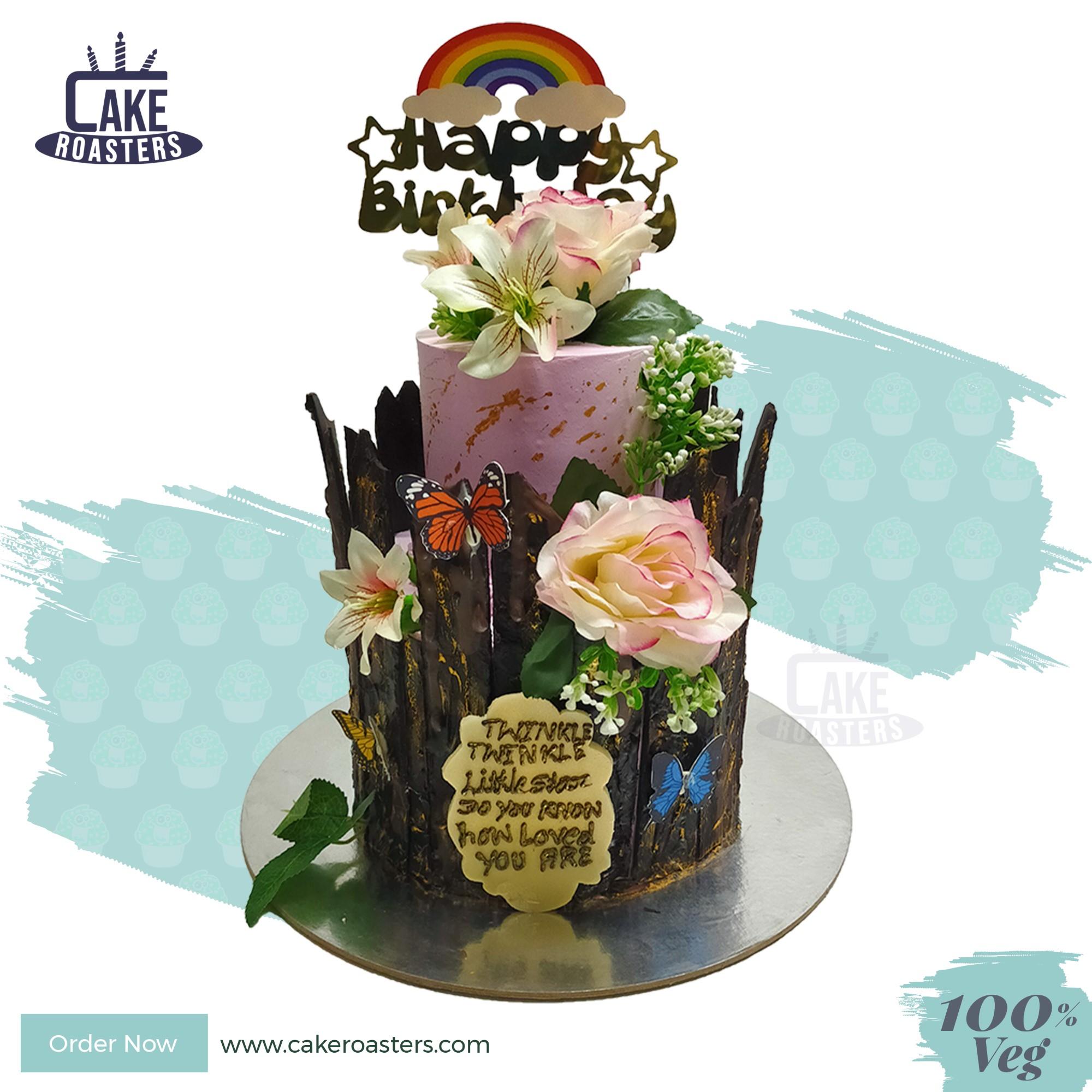 Nature Theme Cake