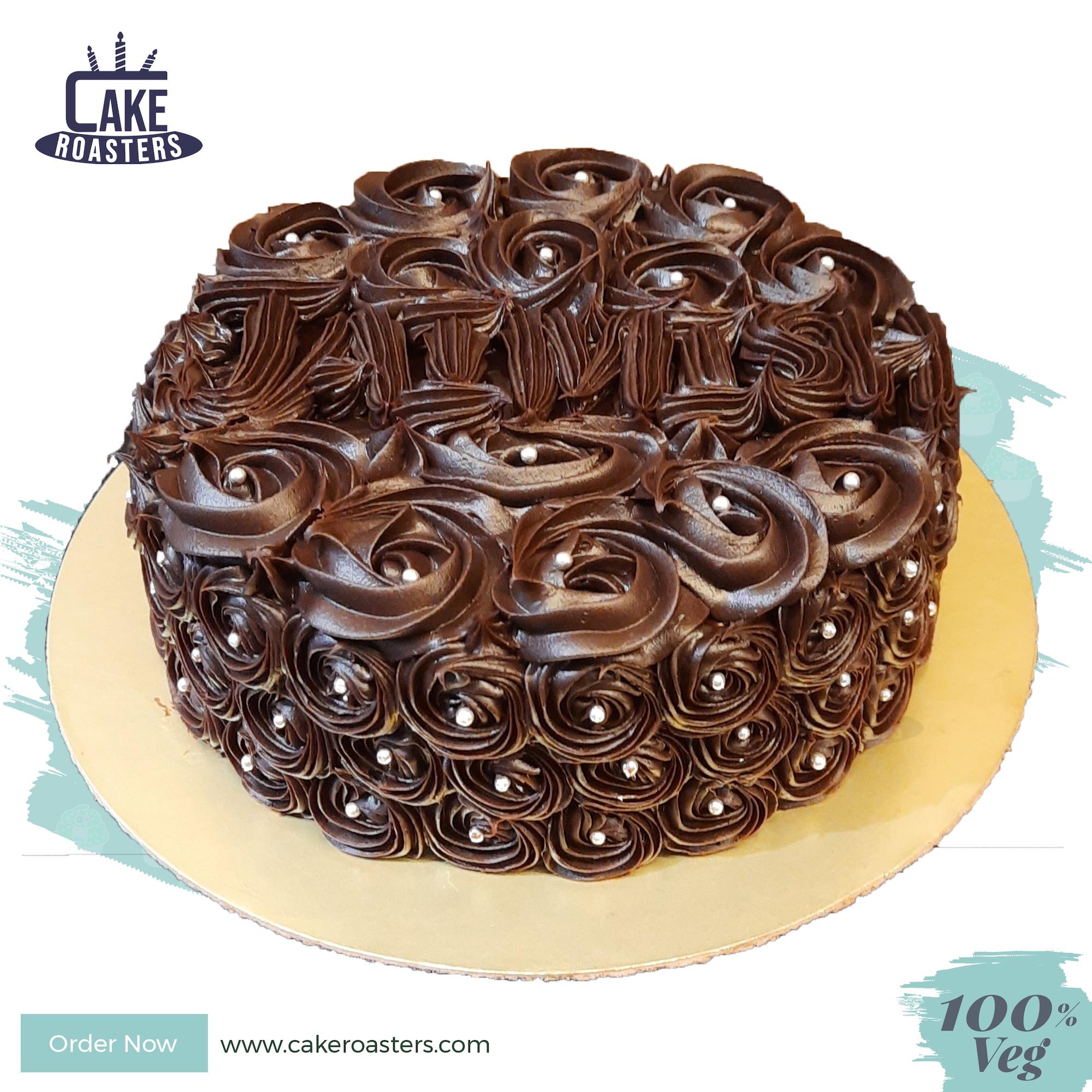 Chocolate Truffle Blossom Cake