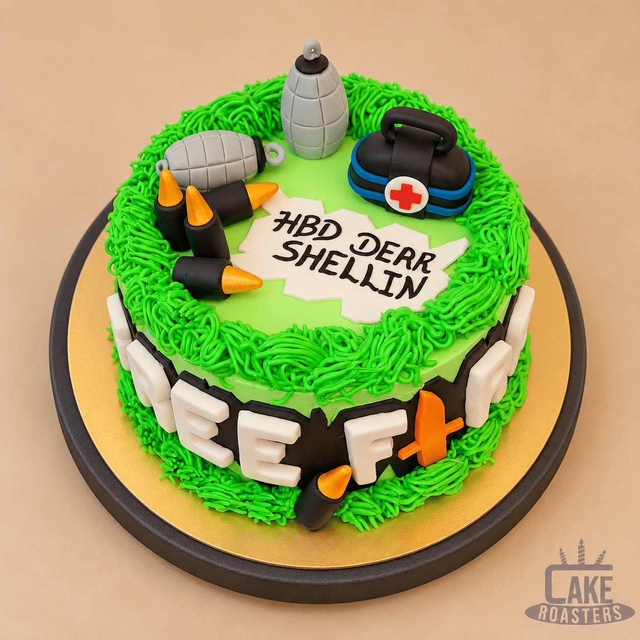Free Fire Gaming Birthday Cake - Image 2