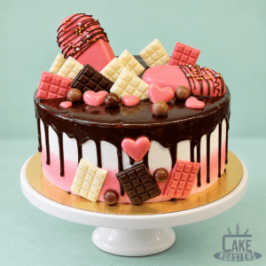 Chocolate Lover’s Pink Drip Cake