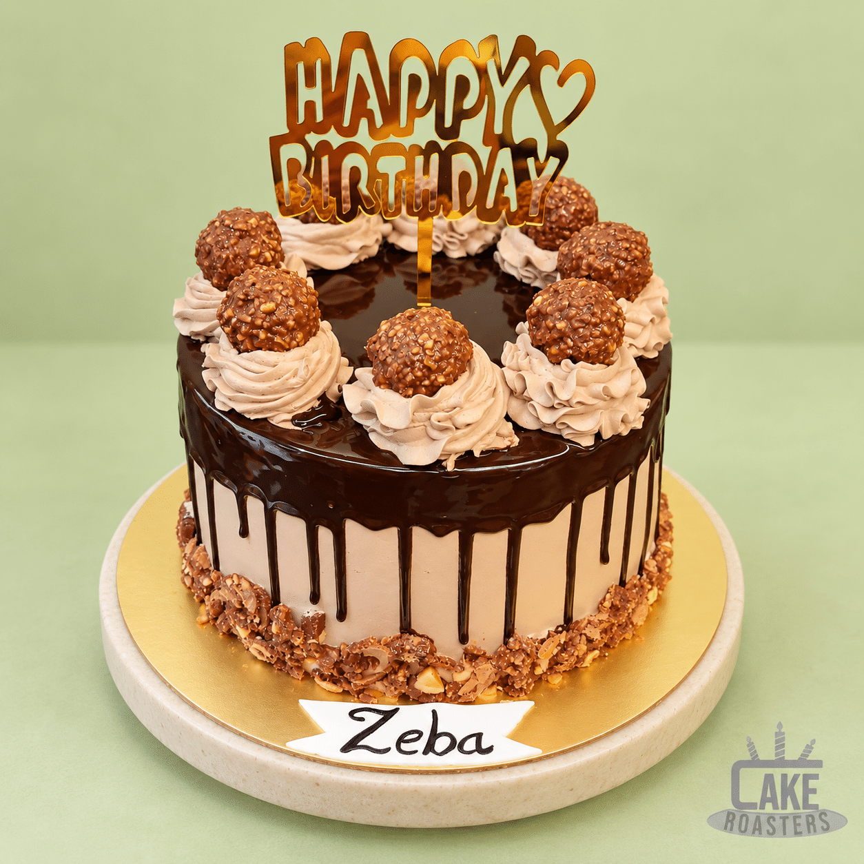 Ferrero Rocher Chocolate Truffle Cake
