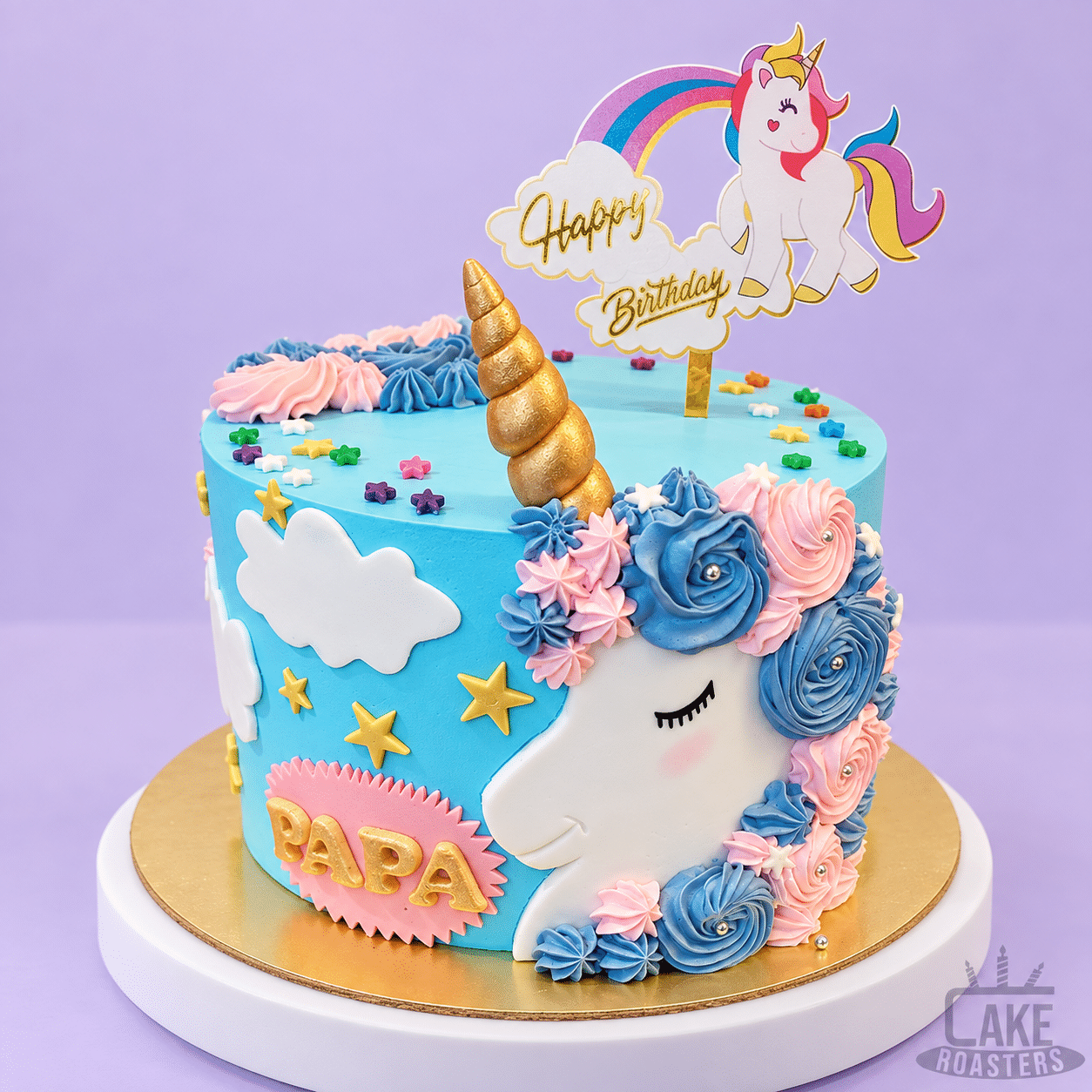 Pastel Unicorn Birthday Cake