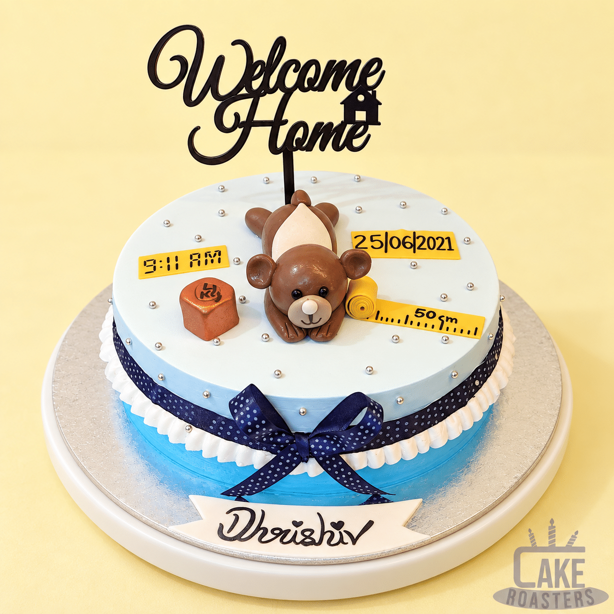 Teddy Bear Baby Welcome Cake