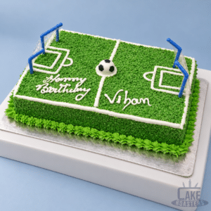 Football Ground Birthday Cake