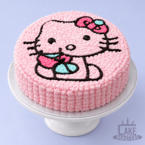 Pink Hello Kitty Birthday Cake