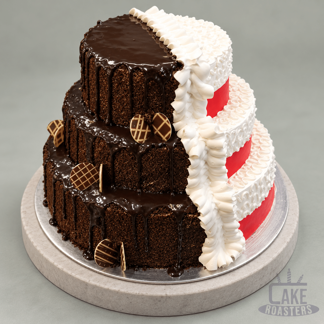 Royal Three-Tier Wedding Cake - Image 2