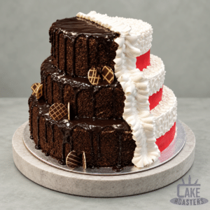 Royal Three-Tier Wedding Cake