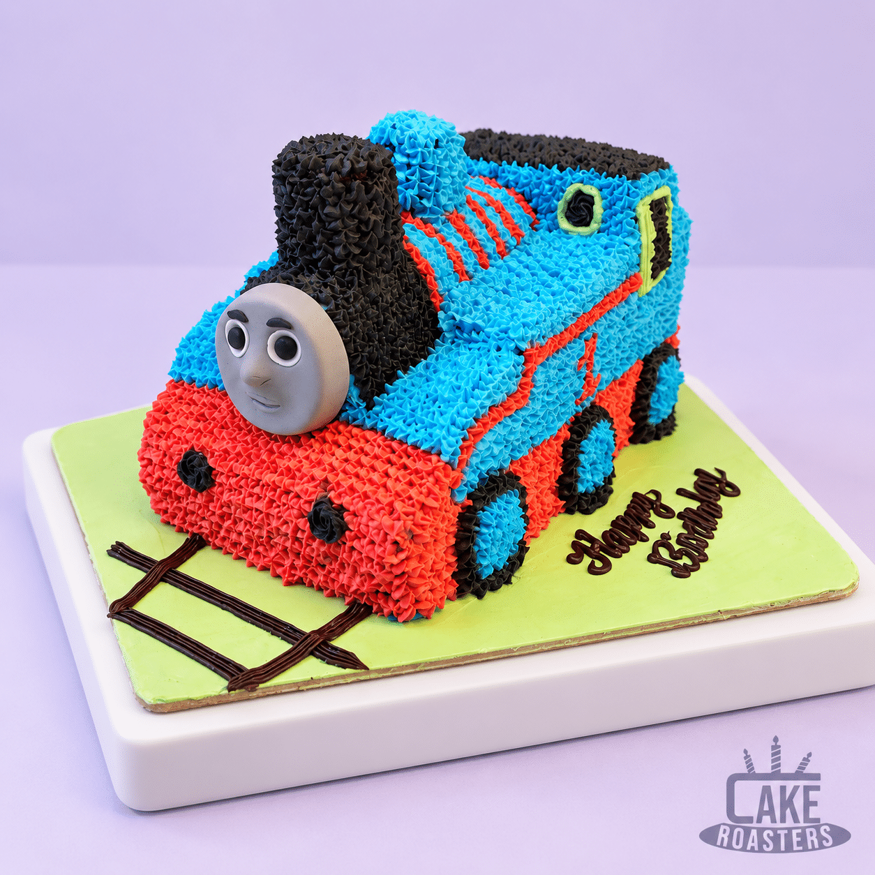 Thomas Train Theme Birthday Cake - Image 2