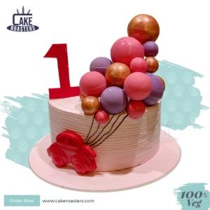 Balloon Powered Car cake