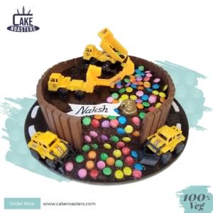 bulldozer cake