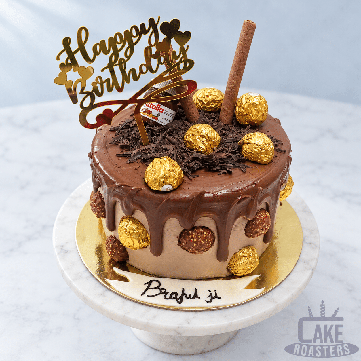 Nutella & Ferrero Rocher Celebration Cake - Image 2
