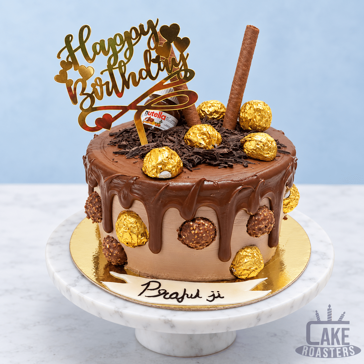 Nutella & Ferrero Rocher Celebration Cake
