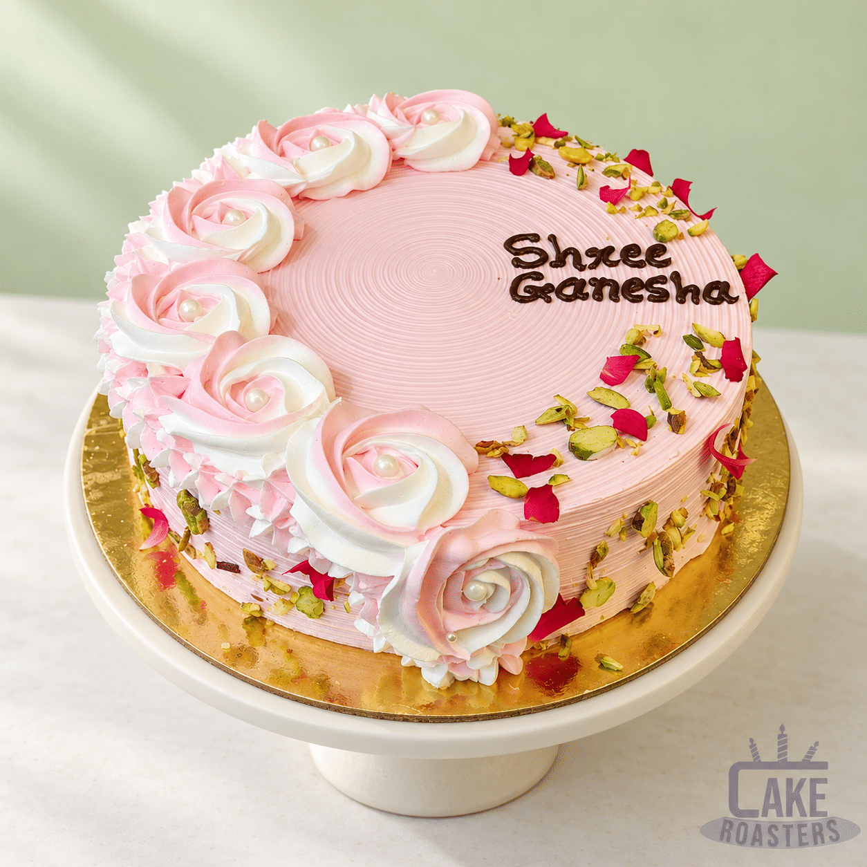 Rose & Pistachio Celebration Cake