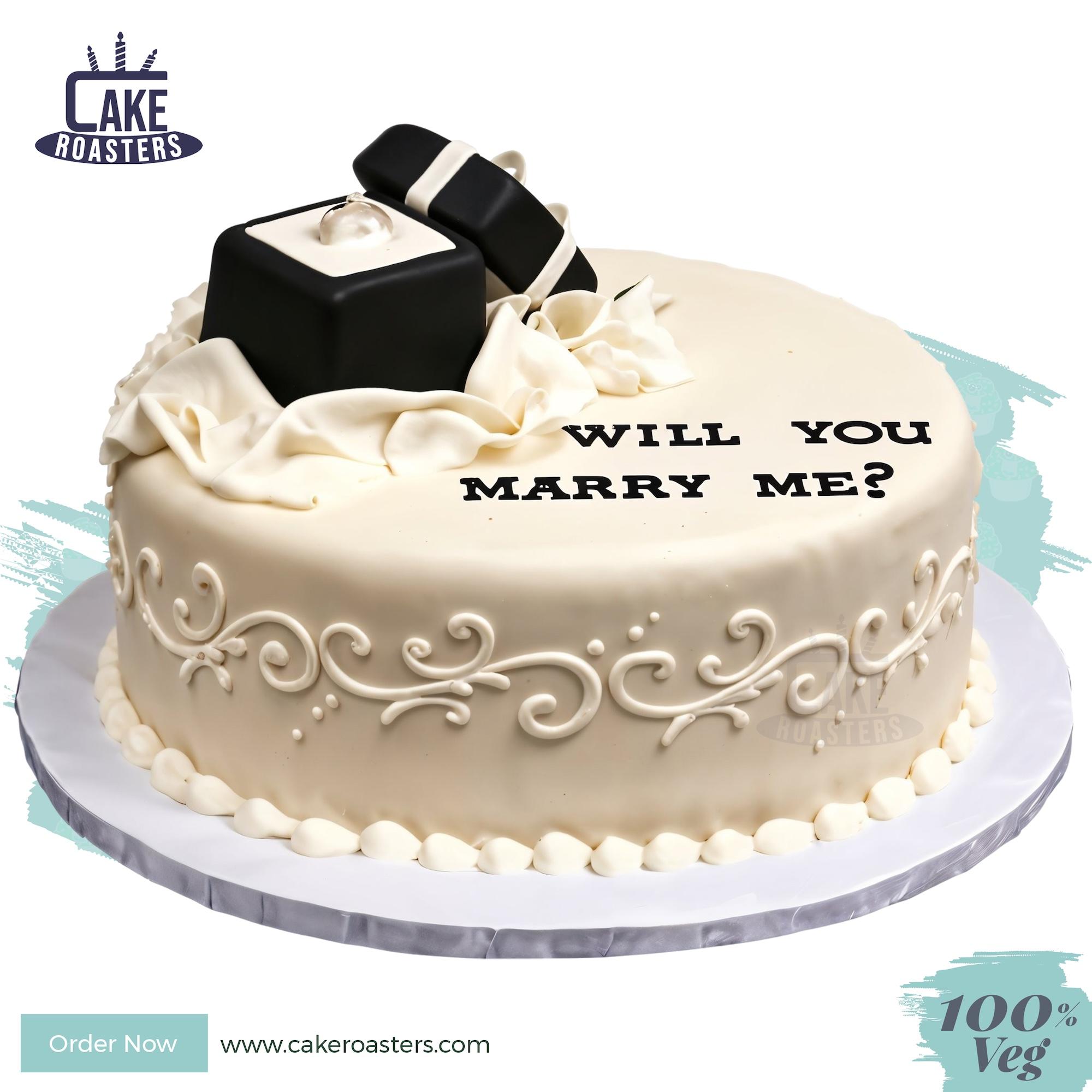 Our Engagement Cake